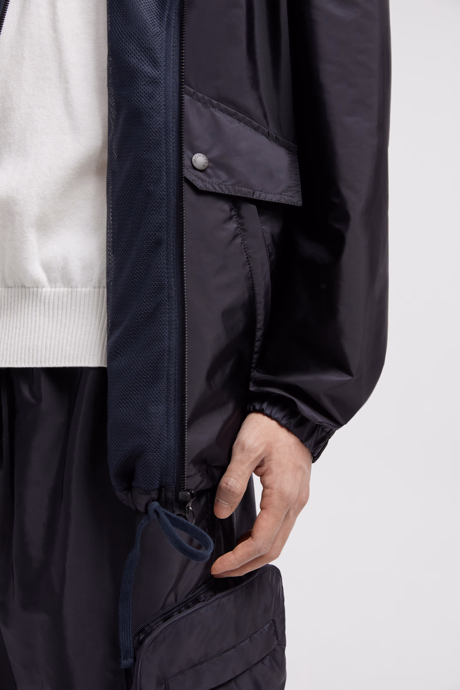 Moncler x Mercedes-Benz by NIGO Sopdu Shirt Jacket Men Navy Blue Moncler 6